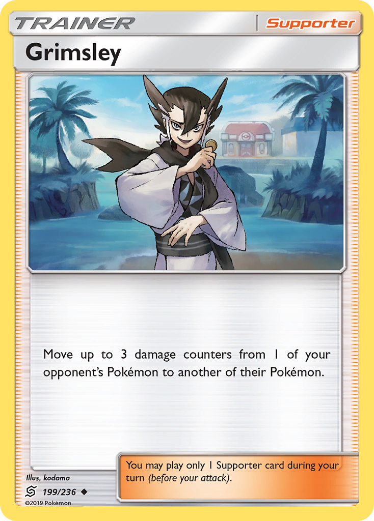 Grimsley (199/236) [Sun & Moon: Unified Minds] | Silver Goblin