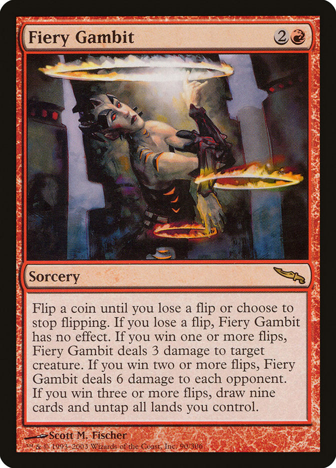 Fiery Gambit [Mirrodin] | Silver Goblin