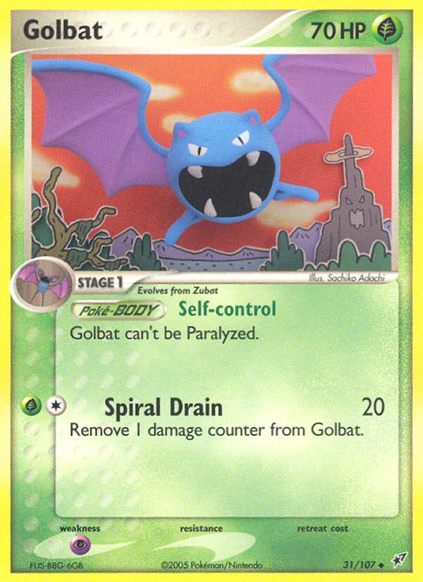 Golbat (31/107) [EX: Deoxys] | Silver Goblin