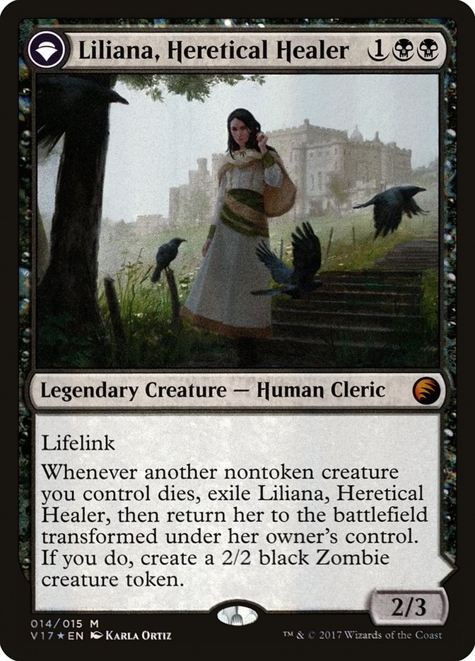 Liliana, Heretical Healer // Liliana, Defiant Necromancer [From the Vault: Transform] | Silver Goblin
