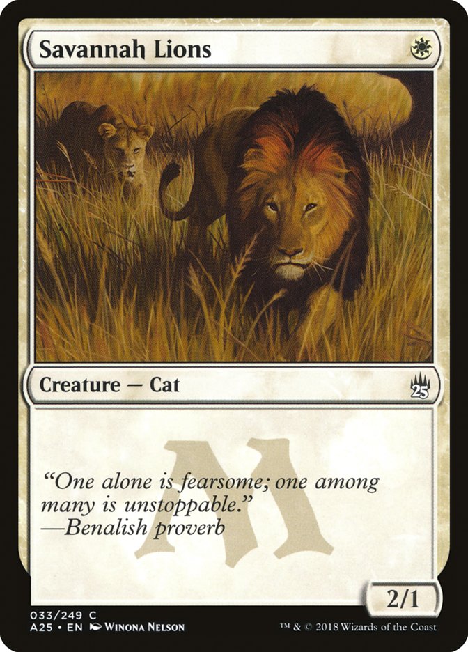 Savannah Lions [Masters 25] | Silver Goblin