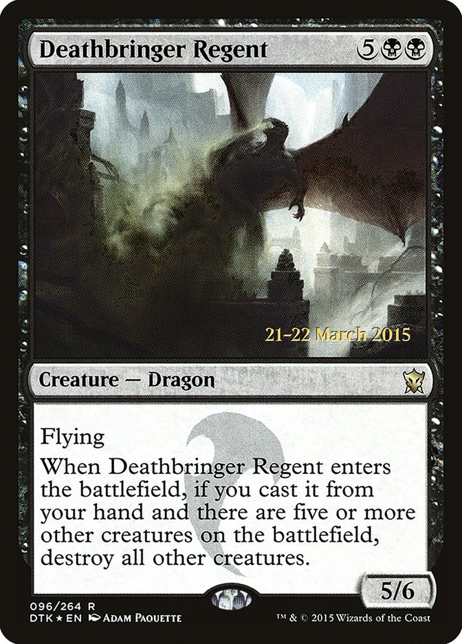 Deathbringer Regent [Dragons of Tarkir Prerelease Promos] | Silver Goblin
