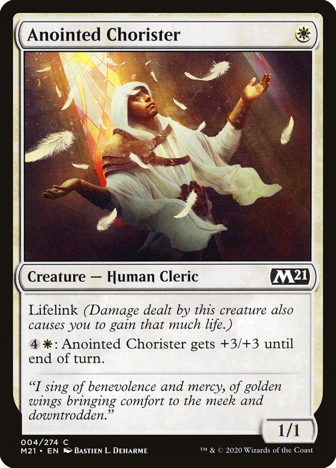 Anointed Chorister [Core Set 2021] | Silver Goblin