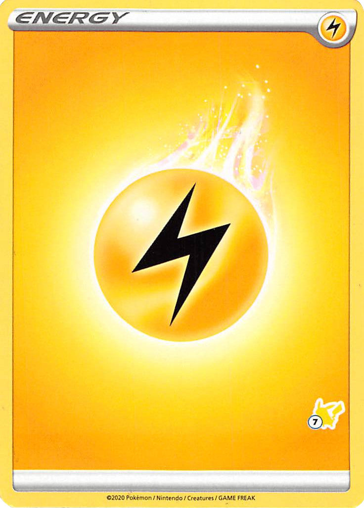 Lightning Energy (Pikachu Stamp #7) [Battle Academy 2022] | Silver Goblin