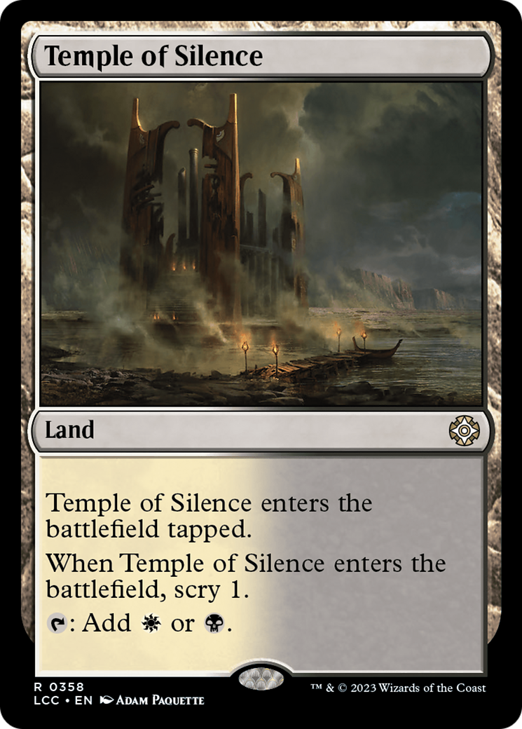 Temple of Silence [The Lost Caverns of Ixalan Commander] | Silver Goblin
