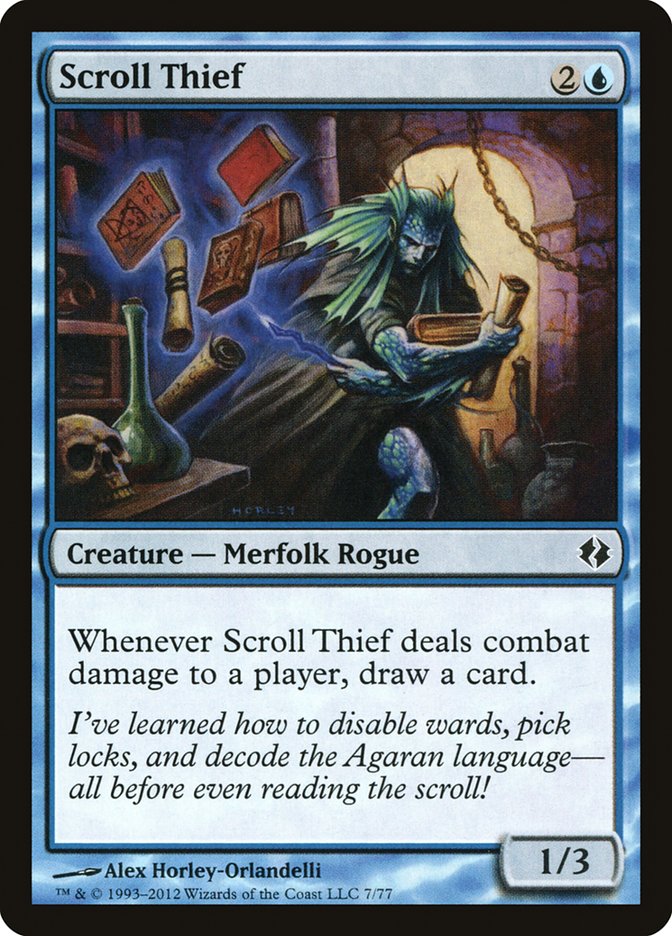Scroll Thief [Duel Decks: Venser vs. Koth] | Silver Goblin