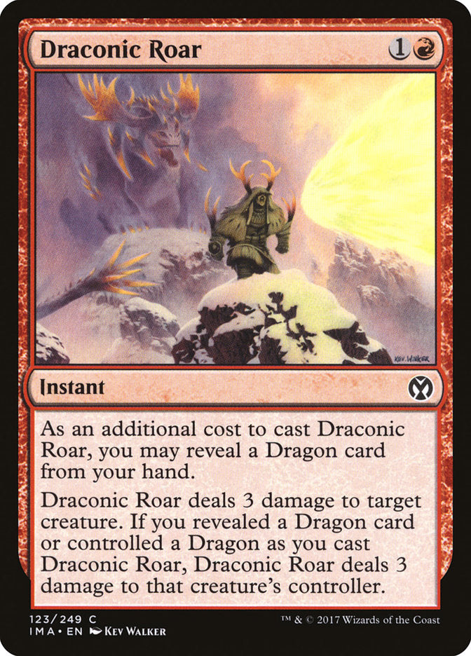 Draconic Roar [Iconic Masters] | Silver Goblin
