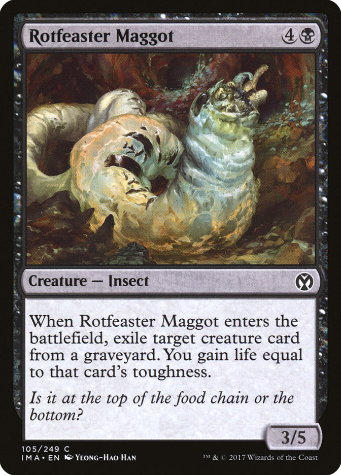 Rotfeaster Maggot [Iconic Masters] | Silver Goblin