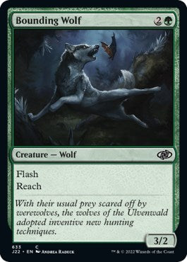 Bounding Wolf [Jumpstart 2022] | Silver Goblin