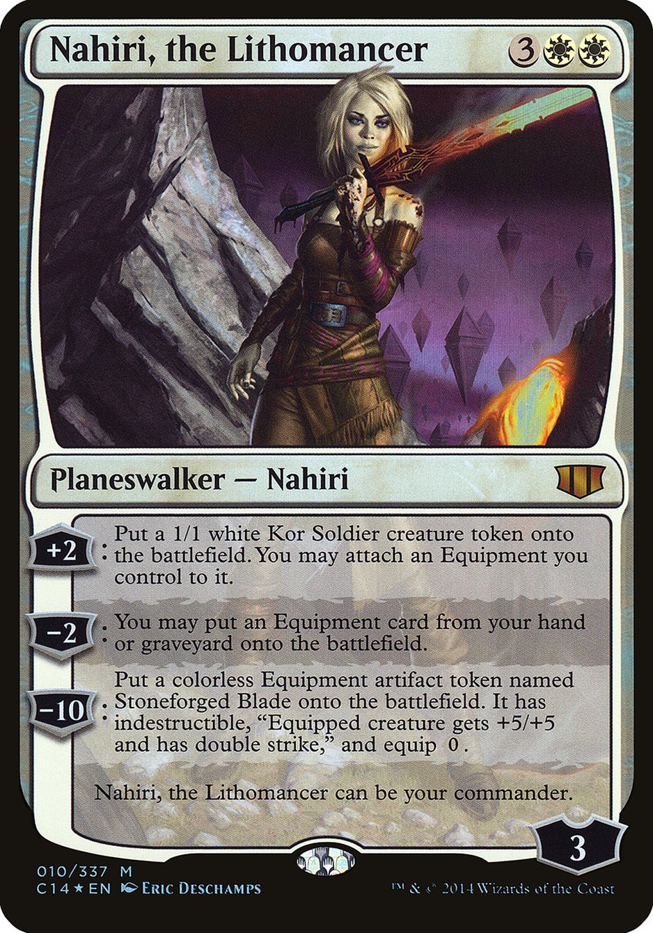 Nahiri, the Lithomancer (Oversized) [Commander 2014 Oversized] | Silver Goblin
