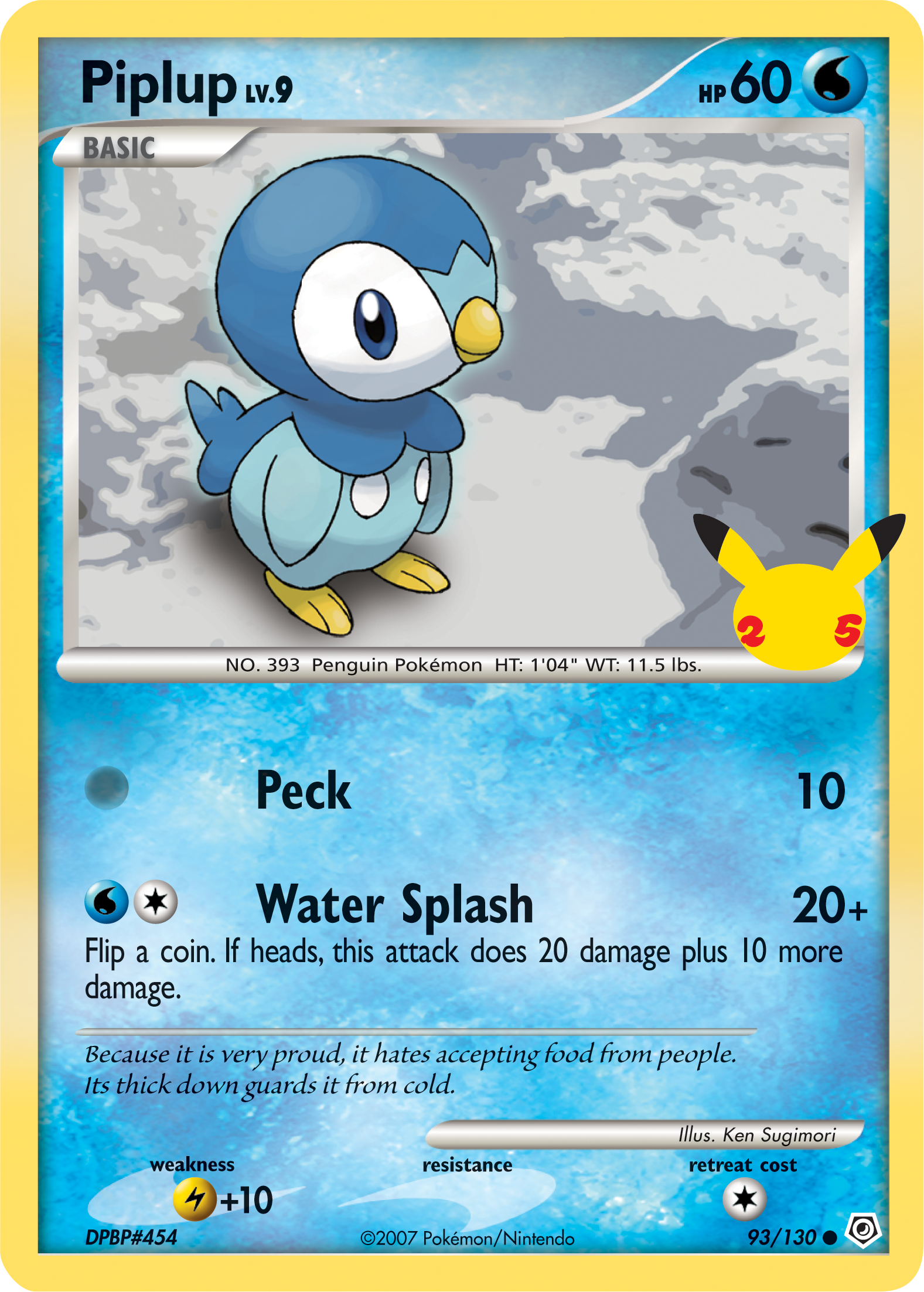 Piplup (93/130) [First Partner Pack] | Silver Goblin