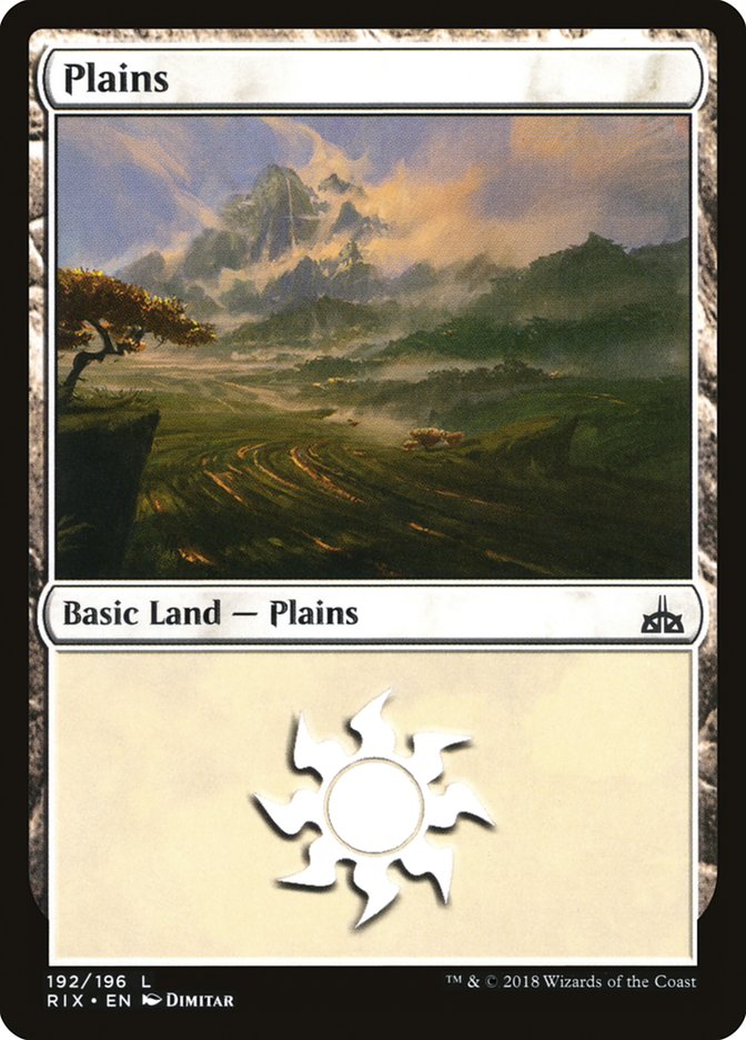 Plains (192) [Rivals of Ixalan] | Silver Goblin