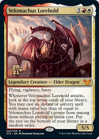 Velomachus Lorehold [Strixhaven: School of Mages Prerelease Promos] | Silver Goblin