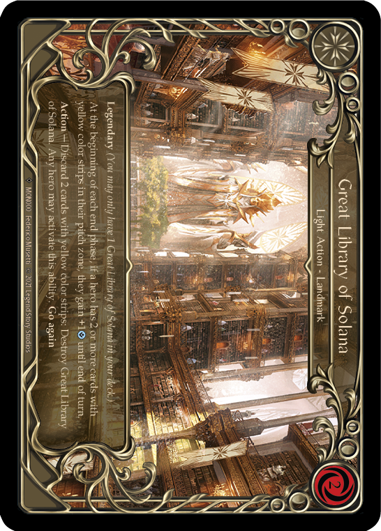 Great Library of Solana [U-MON000-RF] (Monarch Unlimited)  Unlimited Rainbow Foil | Silver Goblin