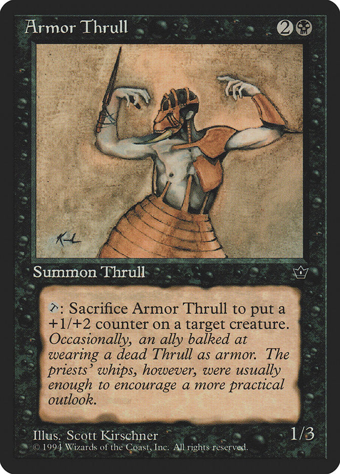 Armor Thrull (Scott Kirschner) [Fallen Empires] | Silver Goblin