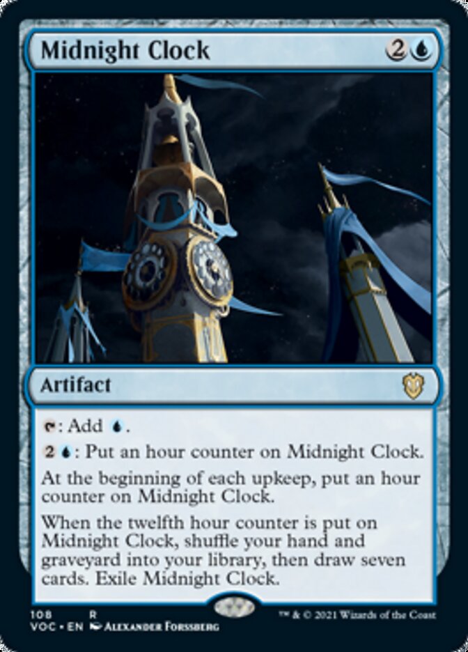 Midnight Clock [Innistrad: Crimson Vow Commander] | Silver Goblin