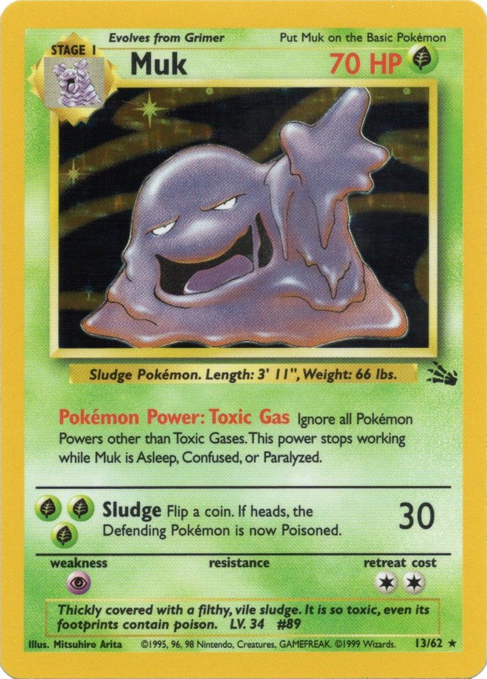 Muk (13/62) [Fossil Unlimited] | Silver Goblin