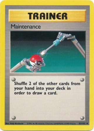Maintenance (83/102) [Base Set Unlimited] | Silver Goblin