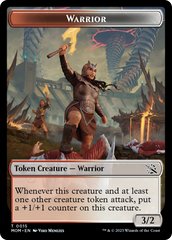 Warrior // Phyrexian Hydra (11) Double-Sided Token [March of the Machine Tokens] | Silver Goblin