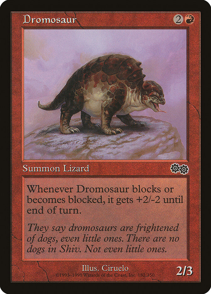 Dromosaur [Urza's Saga] | Silver Goblin