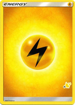 Lightning Energy (Pikachu Stamp #21) [Battle Academy 2020] | Silver Goblin