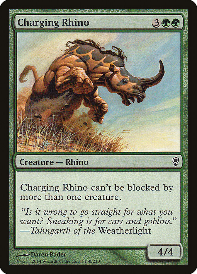 Charging Rhino [Conspiracy] | Silver Goblin