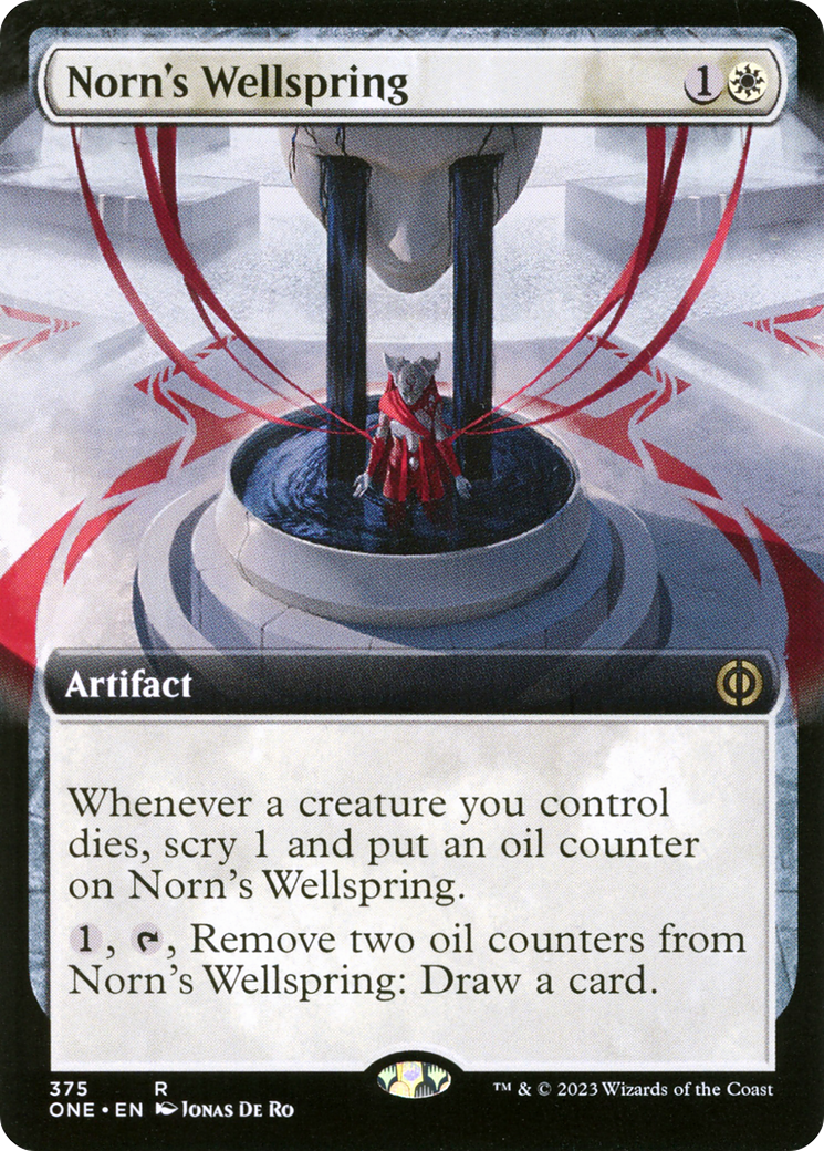 Norn's Wellspring (Extended Art) [Phyrexia: All Will Be One] | Silver Goblin