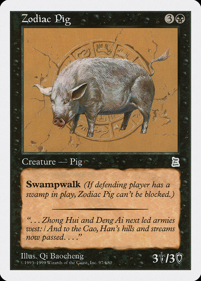 Zodiac Pig [Portal Three Kingdoms] | Silver Goblin