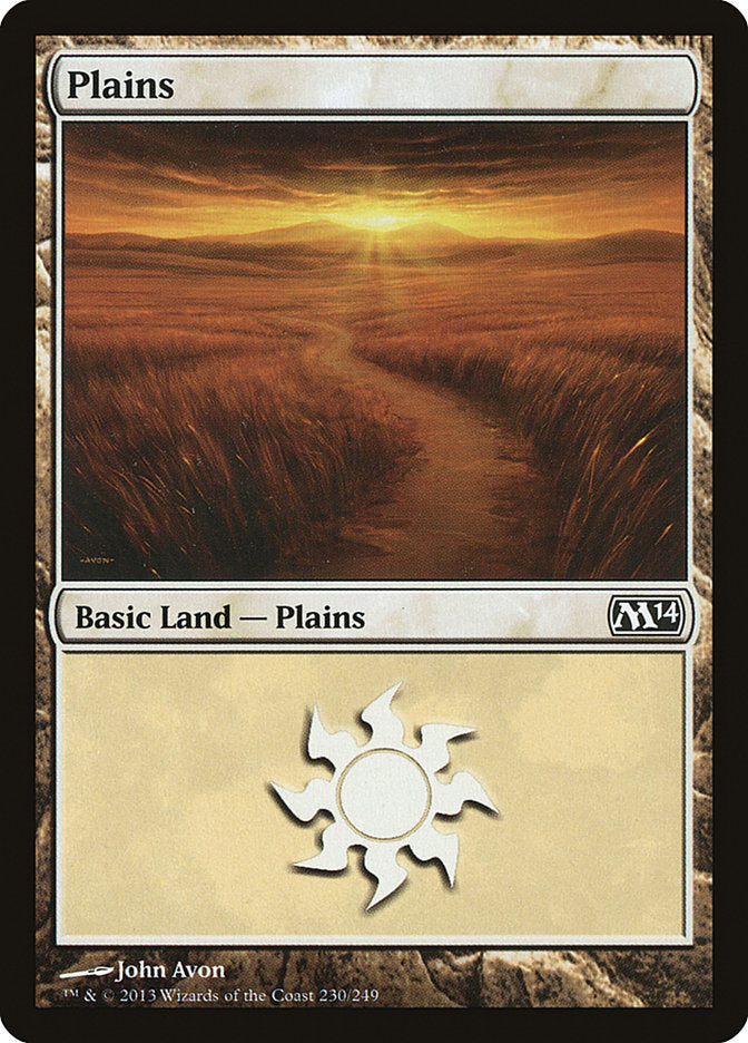 Plains (230) [Magic 2014] | Silver Goblin