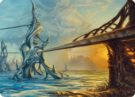 Razortide Bridge Art Card [Modern Horizons 2 Art Series] | Silver Goblin