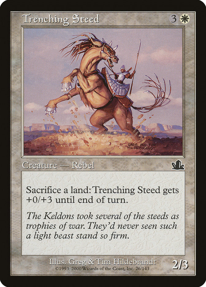 Trenching Steed [Prophecy] | Silver Goblin