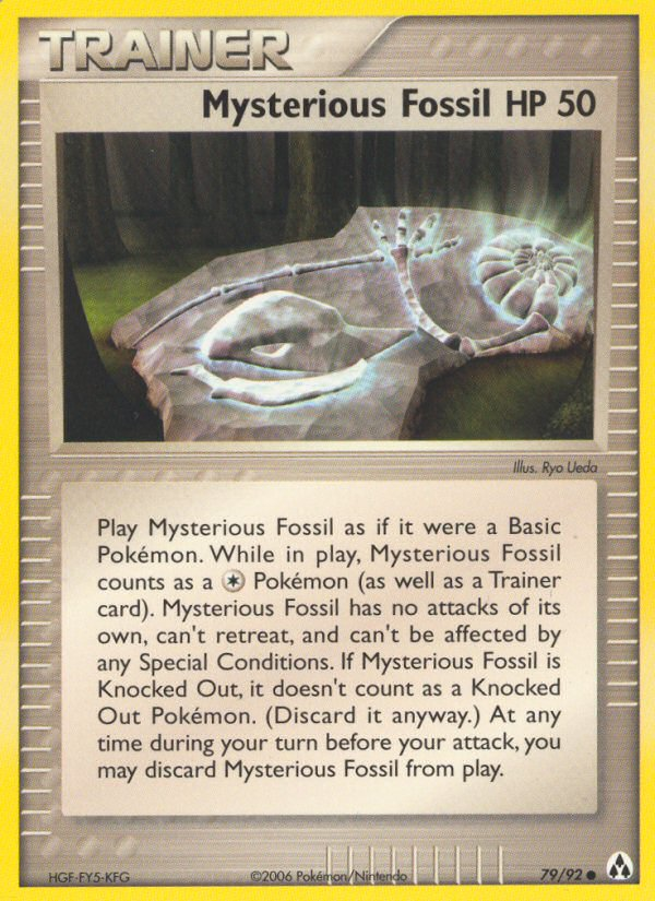 Mysterious Fossil (79/92) [EX: Legend Maker] | Silver Goblin