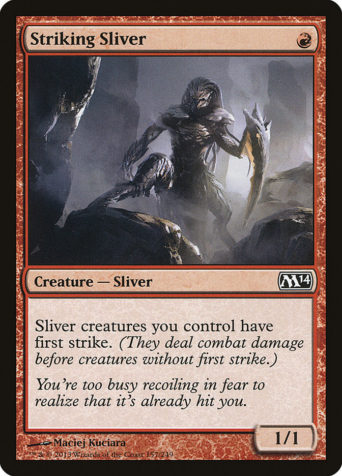 Striking Sliver [Magic 2014] | Silver Goblin