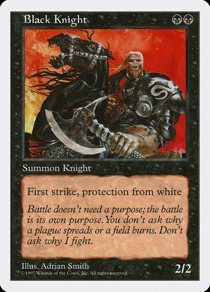 Black Knight [Fifth Edition] | Silver Goblin