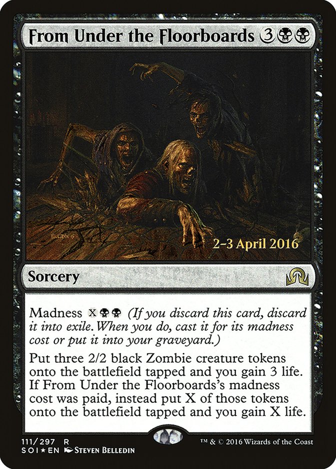 From Under the Floorboards [Shadows over Innistrad Prerelease Promos] | Silver Goblin
