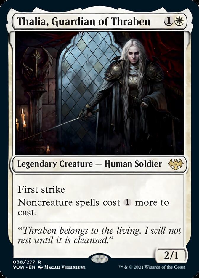Thalia, Guardian of Thraben [Innistrad: Crimson Vow] | Silver Goblin