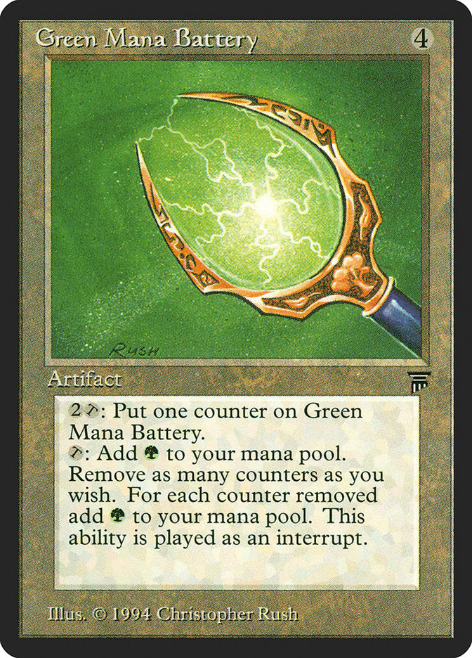 Green Mana Battery [Legends] | Silver Goblin