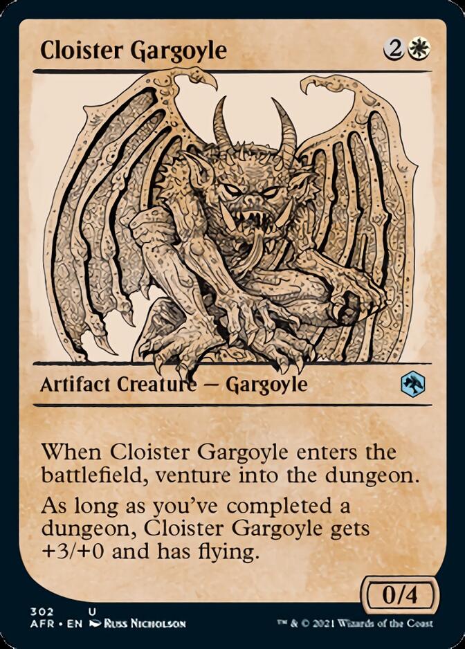 Cloister Gargoyle (Showcase) [Dungeons & Dragons: Adventures in the Forgotten Realms] | Silver Goblin