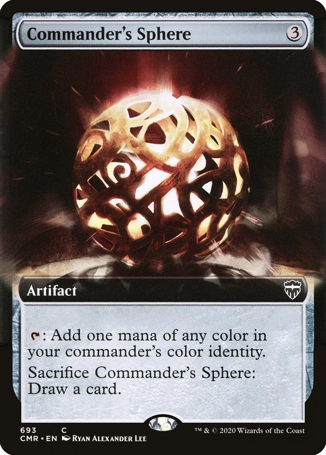 Commander's Sphere (Extended Art) [Commander Legends] | Silver Goblin