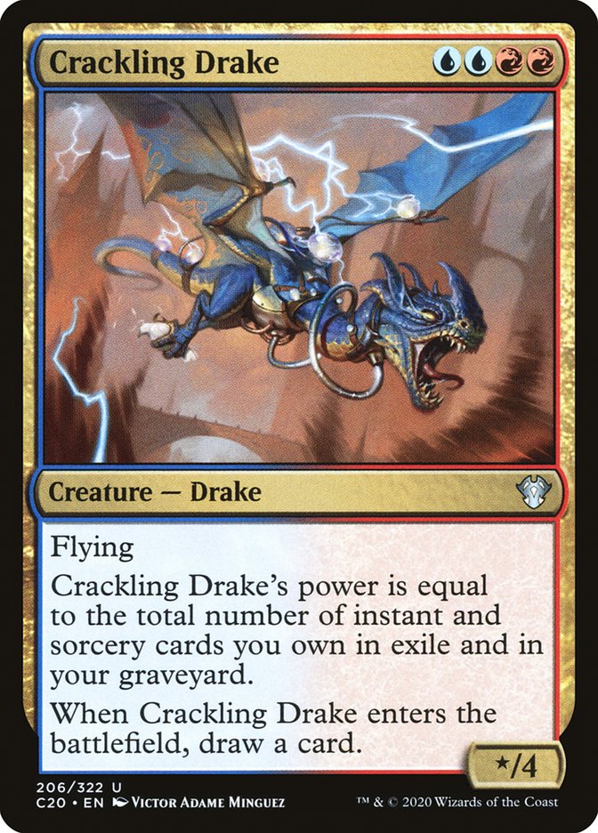 Crackling Drake [Commander 2020] | Silver Goblin