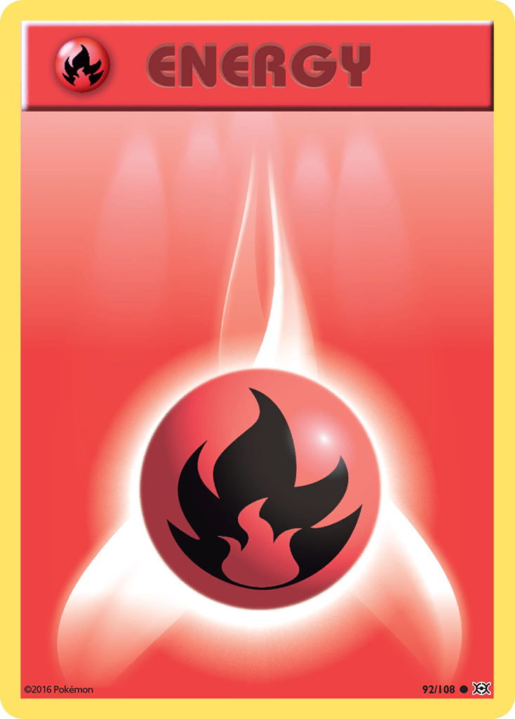 Fire Energy (92/108) [XY: Evolutions] | Silver Goblin