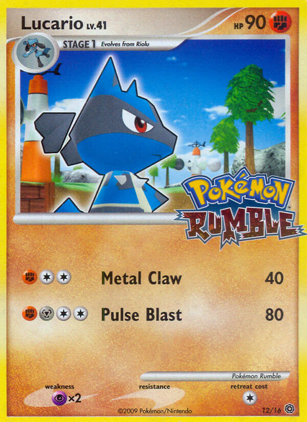 Lucario (12/16) [Pokémon Rumble] | Silver Goblin