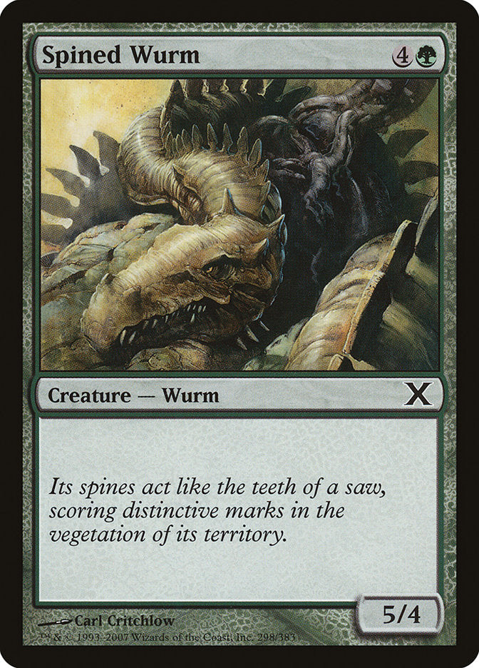 Spined Wurm [Tenth Edition] | Silver Goblin