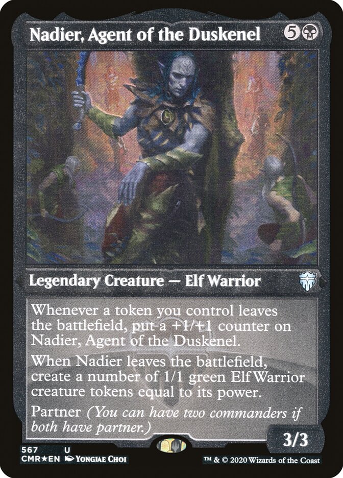 Nadier, Agent of the Duskenel (Etched) [Commander Legends] | Silver Goblin