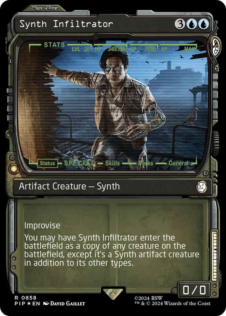 Synth Infiltrator (Showcase) (Surge Foil) [Fallout] | Silver Goblin