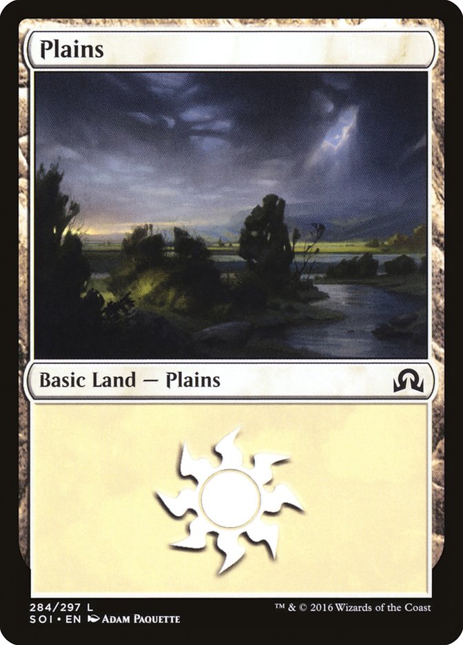 Plains (284) [Shadows over Innistrad] | Silver Goblin