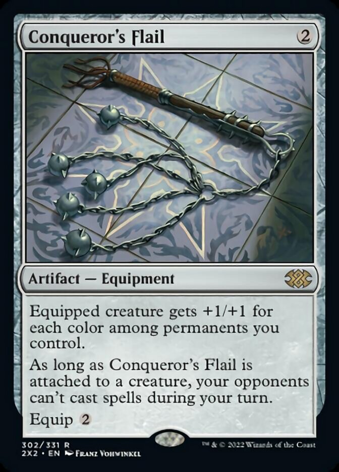 Conqueror's Flail [Double Masters 2022] | Silver Goblin