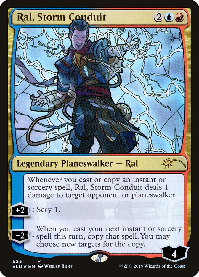 Ral, Storm Conduit (Stained Glass) [Secret Lair Drop Promos] | Silver Goblin
