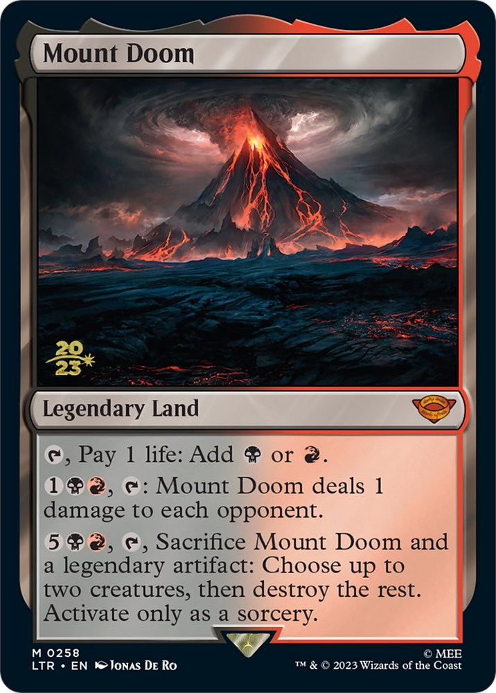 Mount Doom [The Lord of the Rings: Tales of Middle-Earth Prerelease Promos] | Silver Goblin