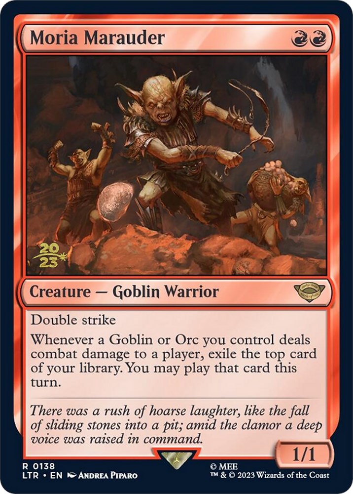 Moria Marauder [The Lord of the Rings: Tales of Middle-Earth Prerelease Promos] | Silver Goblin